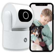 KONYKS CAMINI CARE 2 Binnencamera met wifi, sirene en videobelknop