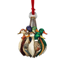 Weihnachtsbaumschmuck: Stockente – 2D-Acryl-Baumdekoration
