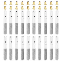 20 Pcs Lyre Harp Tuning Pin Nails With 20 Pcs Rivets Set For Lyre Harp Small Harp Musical Stringed