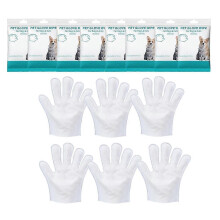 48 PCS Pet Bathing Wipes for Dogs & Cats, Dog Wipes Washing Gloves, Cleaning & Deodorizing Grooming Gloves