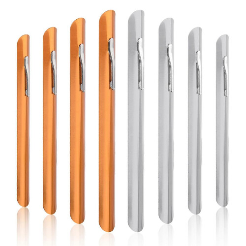 8pcs Table Cleaner Aluminum Home Restaurant Bread Crumb Sweeper Waiter Server