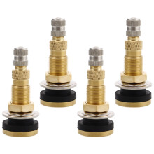 4 buc tije de supapă din cupru rezistente pentru anvelope tubeless