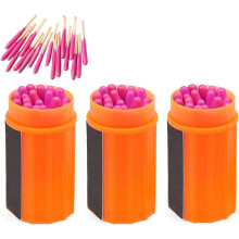 Vattentäta tändsticksöverlevnadskit 3-pack för utomhusbruk