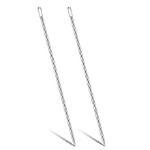 2 Pcs Professional Upholstery Needles 8" Large Sewing Needle Long Sewing Needle Hand Sewing Needles Leather Needles