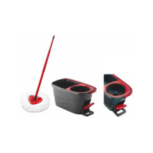 Κιτ πλύσης VILEDA Turbo Smart System. Σφουγγαρίστρα + κουβάς. Φυγοκεντρικό σύστημα σ