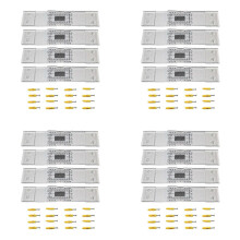 Thickness Gauge 16Pcs Crack Monitoring Record, Standard Tell-Tale Crack Monitor for the Standard and Corner Tell-Tale