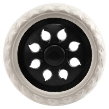 Black White Plastic Core Foam Cartwheel Casters