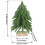 Mini Christmas Tree with Wooden Base 12 Inches 3