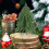 Mini Christmas Tree with Wooden Base 12 Inches 2