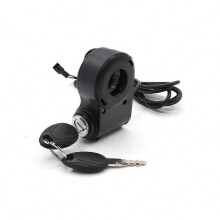 Universal E-Bike Ignition Lock Key Thumb Throttle Switch Power Control for Electric Vehicles