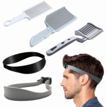 Hair Cutting Comb Set with Fade Guide and Comfort Grip for Men