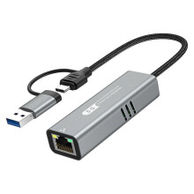USB 3.2 till Ethernet-adapter RTL8157 5 Gbps RJ45