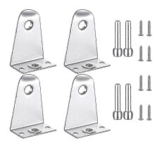 Metal Hold Down Brackets and Pins, Blind Brackets Blind Holder Replacements for Horizontal Blind Sh