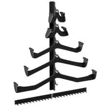 Lat Pull Down Bar Storage Rack Wall Mount,Gym Storage Wall Organizer for Lat Pulldown Attachments Cable Attachment ZT