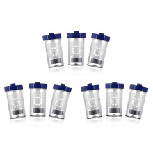 9 Pieces Hydrogen Peroxide Contact Lens Case Cleaner, Eye Scleral Contact Lens Stiff Clip Washer Mac