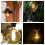 Lampholder Lyssokkel LED-rør Svart 4 stk 4