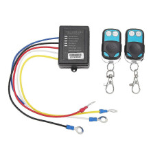 Wireless Winch Remote Control Kit 434MHz DC12V 24V 50ft Range Universal Fit compatible with Truck ATV SUV