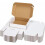 Witte verzenddozen 8x6x2 inch, 50 stuks 1