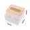 Couvercle rectangulaire en bois pour boîte à mouchoirs (1 pièce) 3
