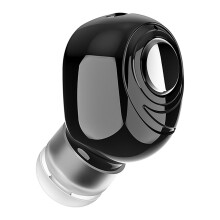 Fone de ouvido intra-auricular portátil K08 Bluetooth 5.0 com um único fone de ouvido.