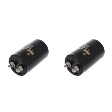 2X 2200UF/80V High Capacity Bolt Type Electrolytic Capacitor 50x80mm