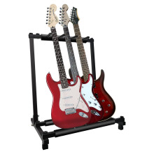 3 nyílású gitárállvány elektromos és akusztikus gitárokhoz