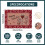 Set van 4 placemats, 12x18 inch, polyester, wasbaar. 3