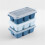 TEVEQ silicone ice cube tray extra large with lid 6