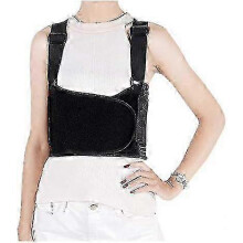 Rib Support Brace for Broken Ribs, Breathable Chest Belt for Dislocated Ribs and Sternum Pain