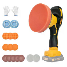 Cordless Car Buffer Polisher for Dewalt 20V Battery with 8 Variable Speed Up to 5000RPM for Car Detailing Waxing (No Battery)
