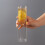 Champagne Flute Glass Double Wall 2 pcs 4