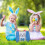 Osterhasenkorb für Kleinkinder, blau, 1 Stück 4