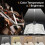 Music Stand Light Clip On: Rechargeable Type-C Touch Folding Piano Lights 5