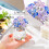 Figurine de myosotis K9Crystal – 11 cm 5
