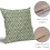 Fodere per cuscini floreali verde salvia, 45x45 cm, set da 2 4