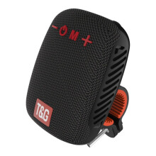 Bluetooth kerékpáros hangszóró tartó, hordozható, mini, fekete, 4x2,8