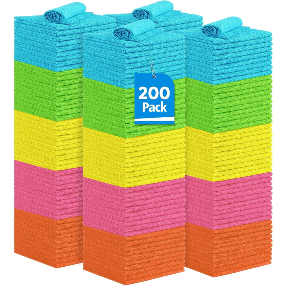 Microfiber Cleaning Cloths 50 Pack 12" X 12" 9058772252838