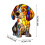 Lampada da tavolo a LED Beagle Night Light – Resina colorata 3
