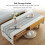 Cotton Linen Tablecloth Rectangular 50x145cm Light Gray 5