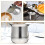 Stainless Steel Creamer Pot with Scale 4 pcs 6