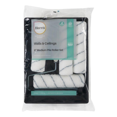 Harris Harris 9" Walls & Ceilings Roller Set with 4 Sleeves