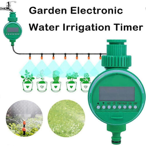 Automatic Watering Timer, Programmable Digital Hose Faucet Timer for Lawn Sprinkler 1