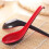 Spúnóg Anraith Áiseach Melamine1pc Dearg Dubh 4