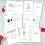 Cartões de Natal 4" x 6" Pacote com 24 unidades e envelopes 3