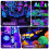 AffyBulb 2-Pack 150W UV Blacklight for Halloween & Partyn 5