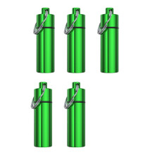 Recipient pentru breloc impermeabil, sticlă de pastile din aluminiu IPX7