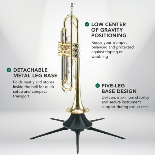 K & M Konig & Meyer Folding Trumpet Stand 1