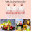 MGEZCOO silicone ice cube tray with lid, 3-compartment 5