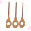 Maple Wood Mixing Spoon Set 3 Pieces 3