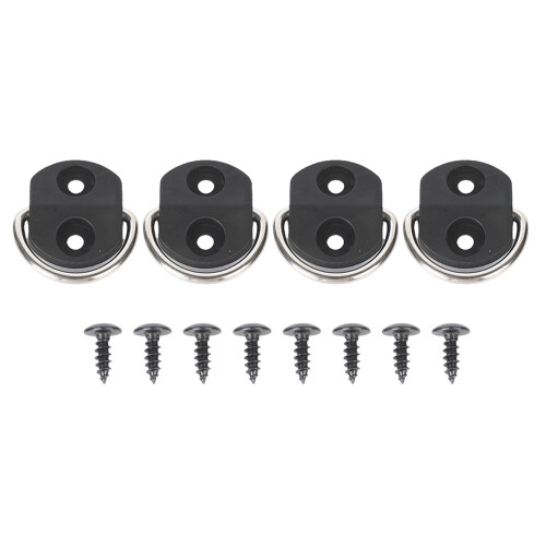 Kofferraumnetzhaken mit Schrauben, 4-teiliges Set
